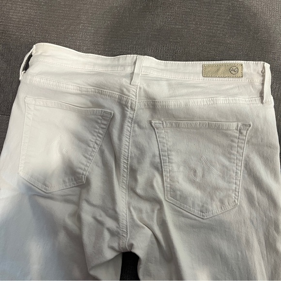 AG Anthropology Adriano Goldschmied Womens White legging ankle Jeans 27/4 - Picture 4 of 5